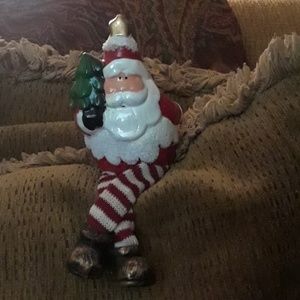 "I brought the Tree" SANTA shelf sitter